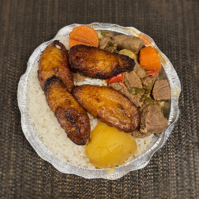Arroz/Carne Guisada.